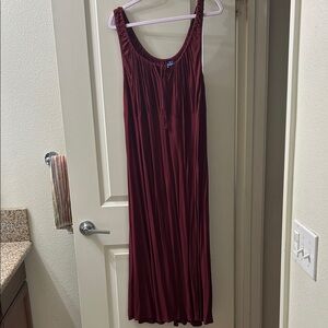 Old Navy Burgundy Maxi Dress Size Xxl